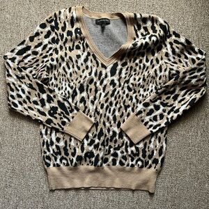 Banana republic animal print sweater